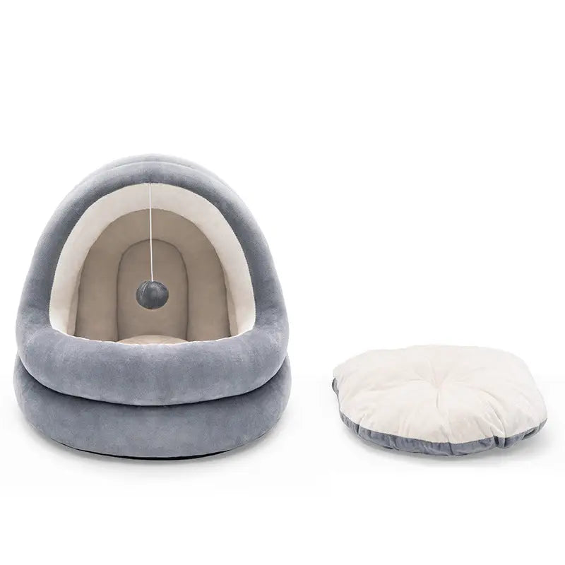 CozzyZoo | Cozy Cat & Dog House Bed - High Quality Pet Sofa for Kittens & Small Dogs🐱 pets home