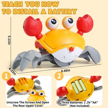 VentoShops™ Interactive Crawling Crab
