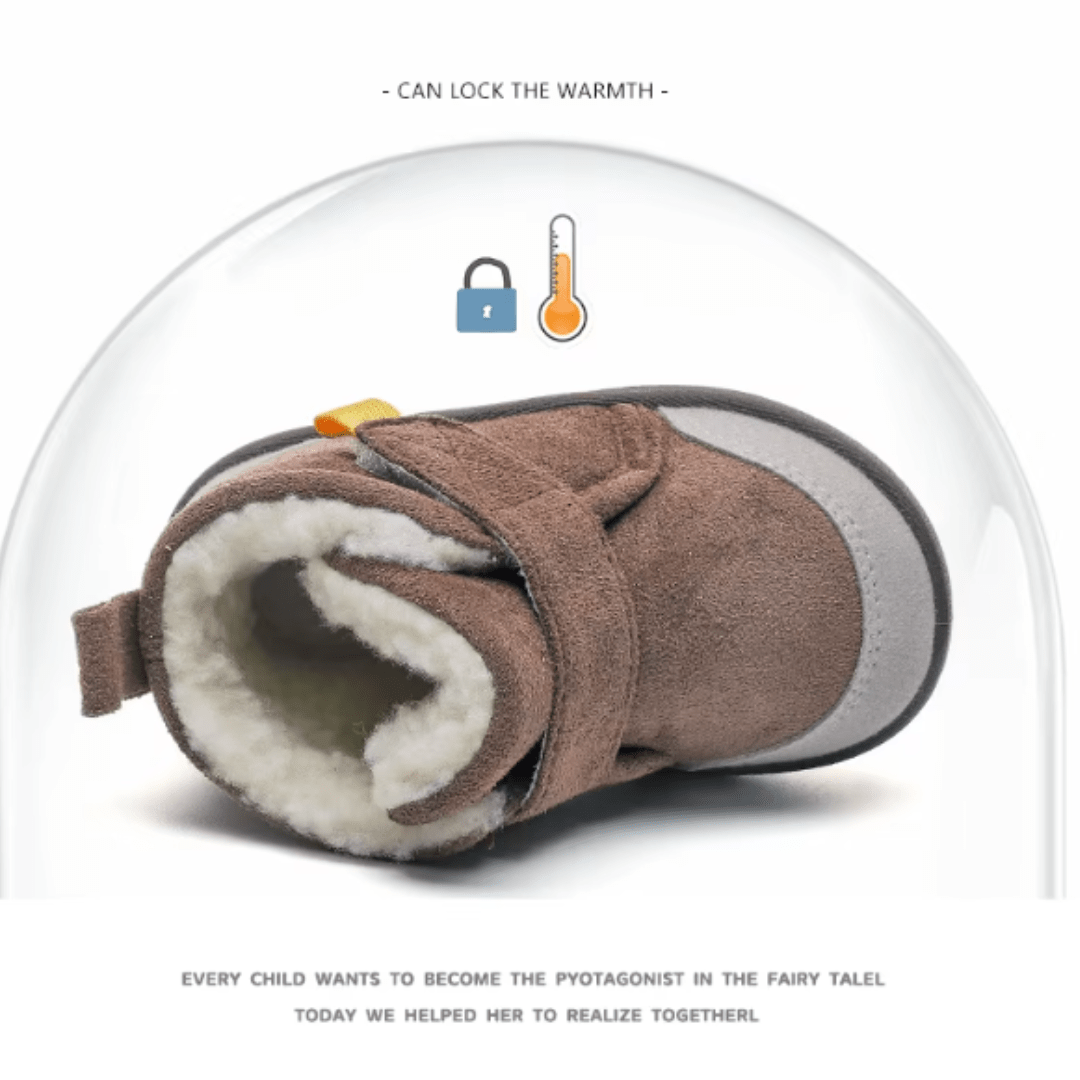 VentoShops™ Infant Winter Boots – Plush and Soft Sole Baby Snow Shoes