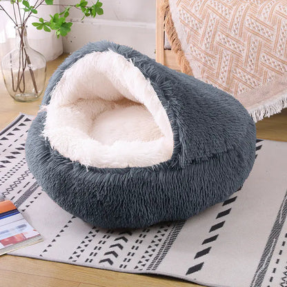 CozzyZoo | Waterproof CozyNest Dog & Cat Kennel - Warm Semi-Enclosed Pet Bed 🐾 pets home